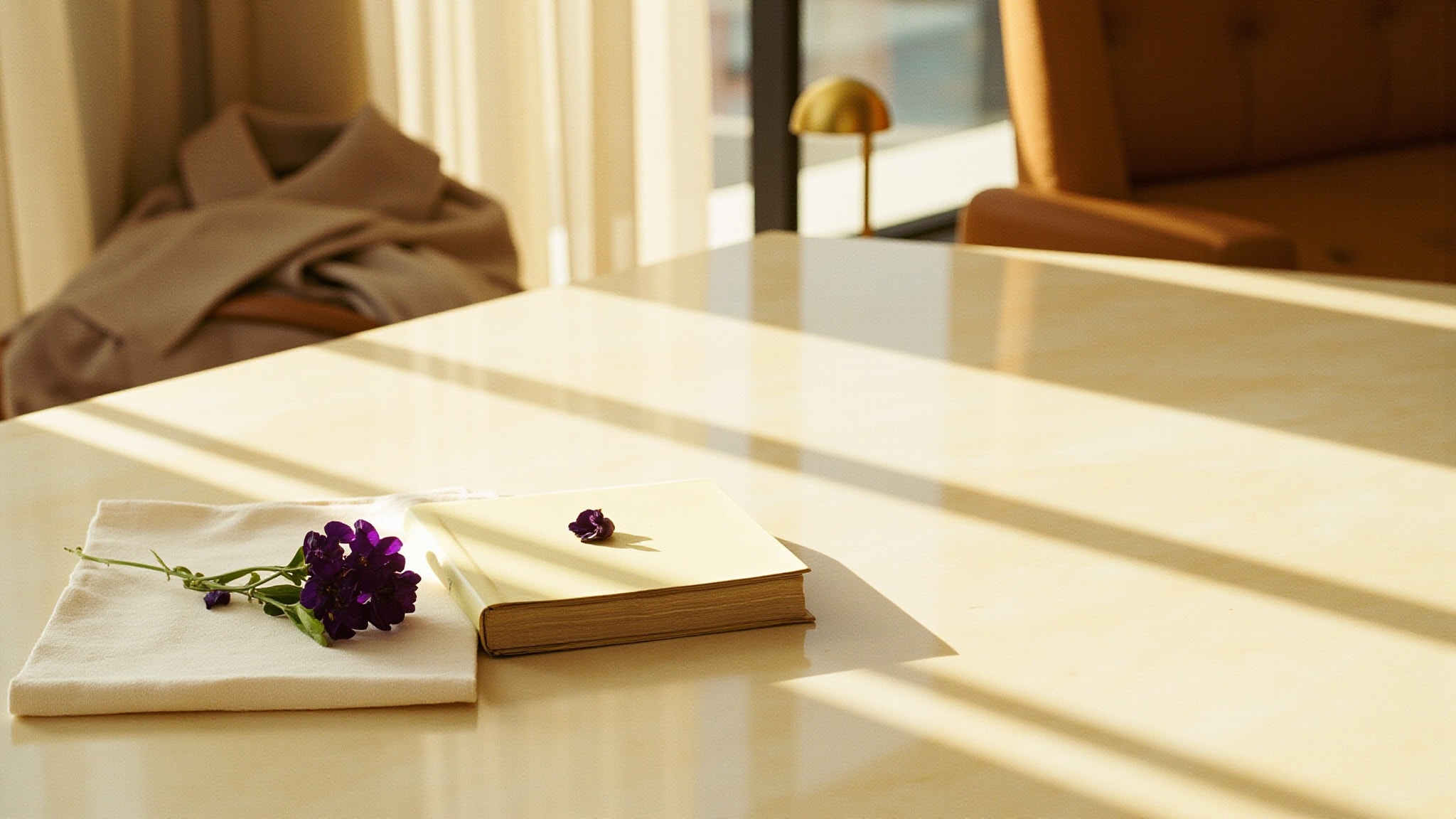 Violet White Leather by Solstice Scents. Atmospheric mood