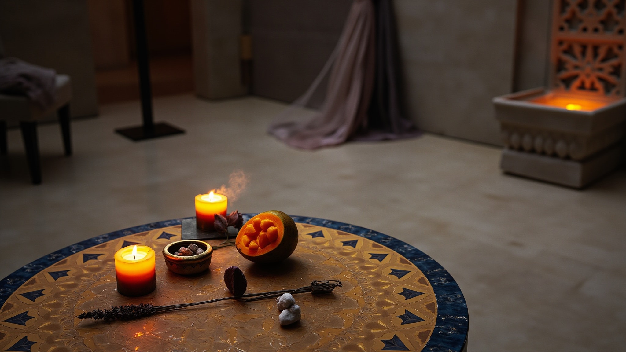 Somow Al Rasasi Lamaan Lavender Oud by Rasasi. Atmospheric mood