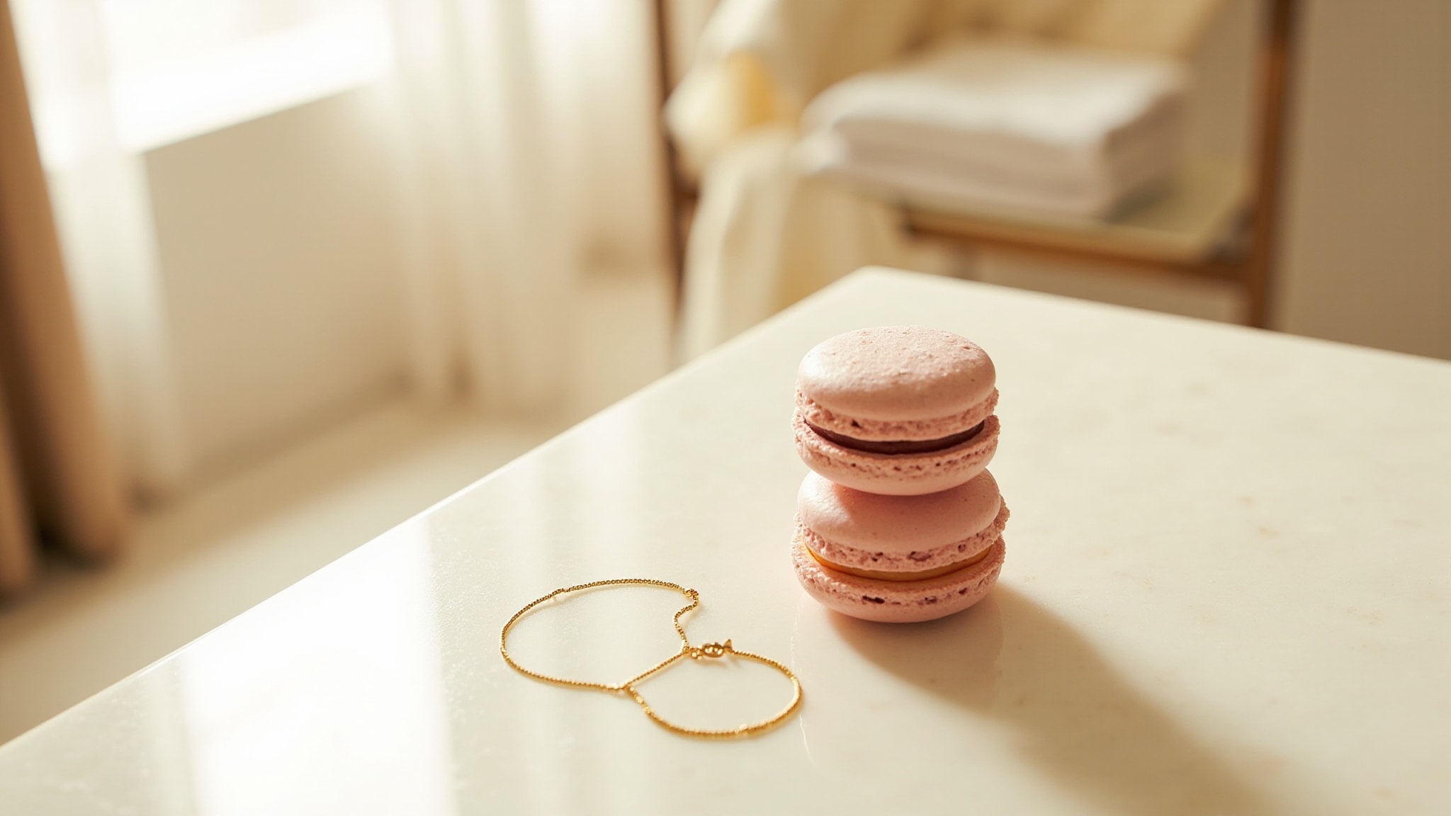 French Macaroon by Spring. Atmospheric mood