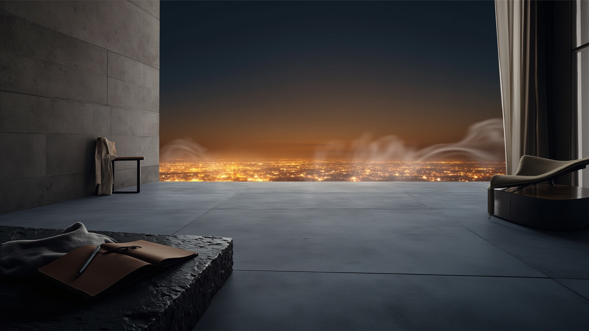 Peau de Nuit Infinie by Starck. Atmospheric mood