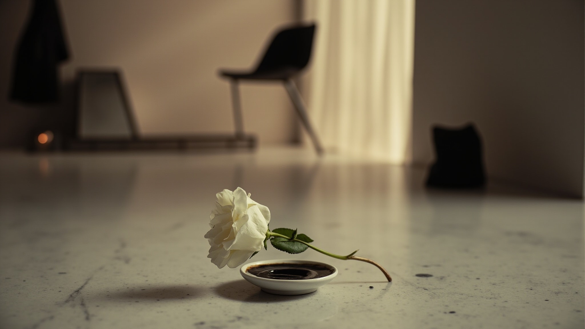 Alone in Babylon by Stéphane Humbert Lucas 777. Atmospheric mood