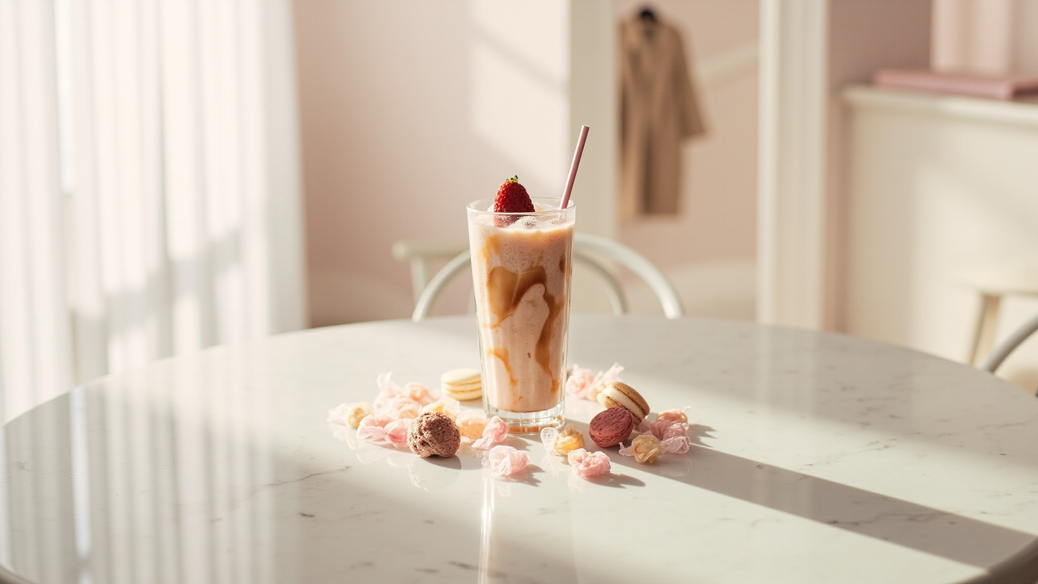 Strawberry Milk Shake by Flower Knows. Atmospheric mood