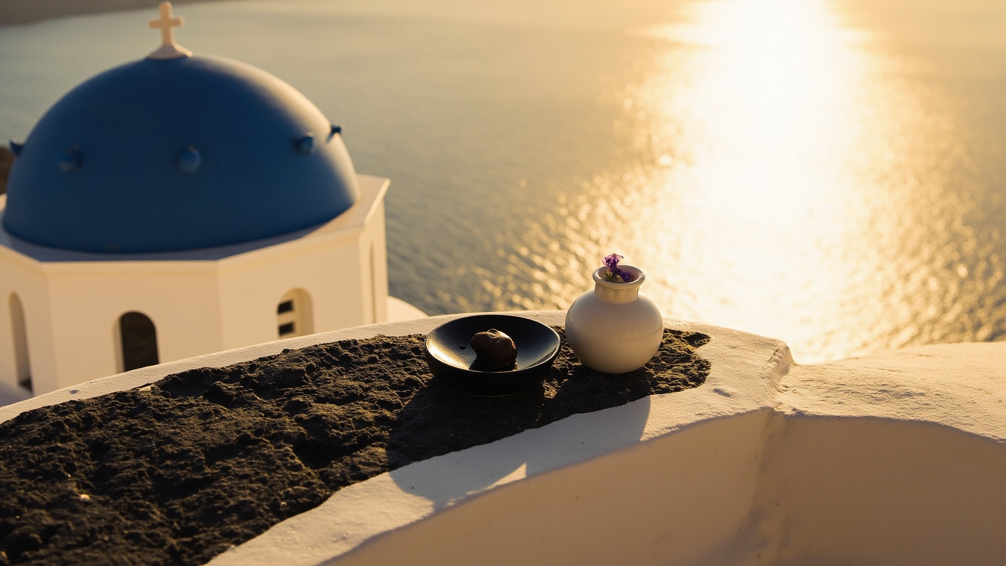 Skin, Sand and Santorini by Street Origins. Atmospheric mood