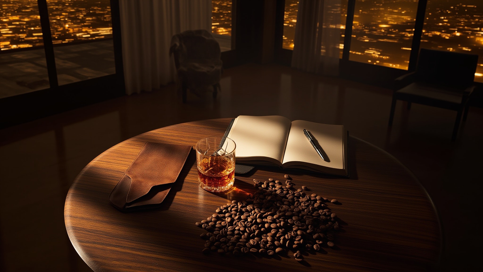 Cafe Ambre Noir by Sultan Pasha Attars. Atmospheric mood