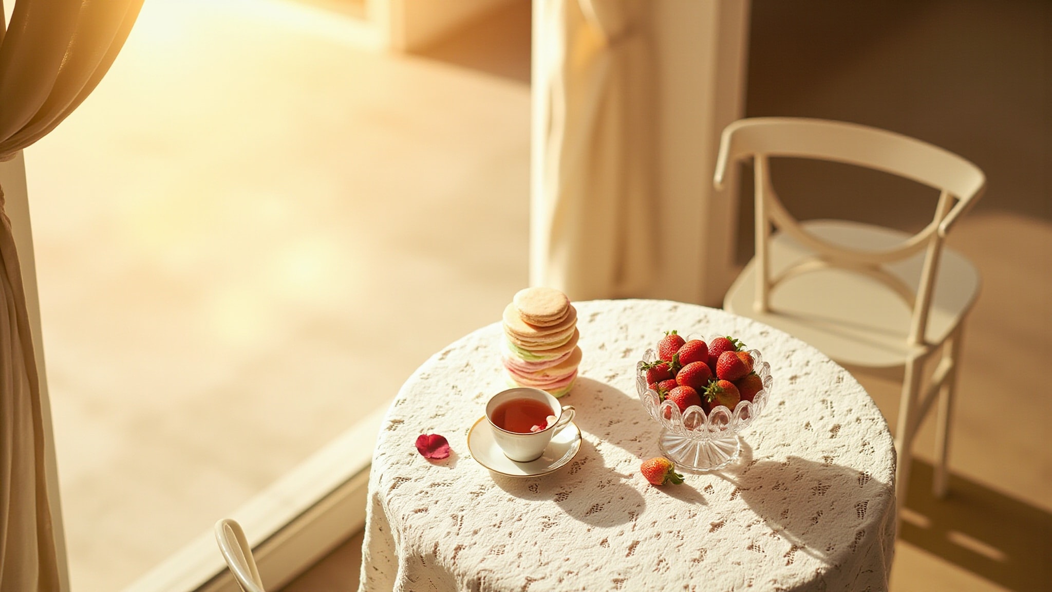 Tea Time à Paris Pavlova by Jeanne Arthes. Atmospheric mood
