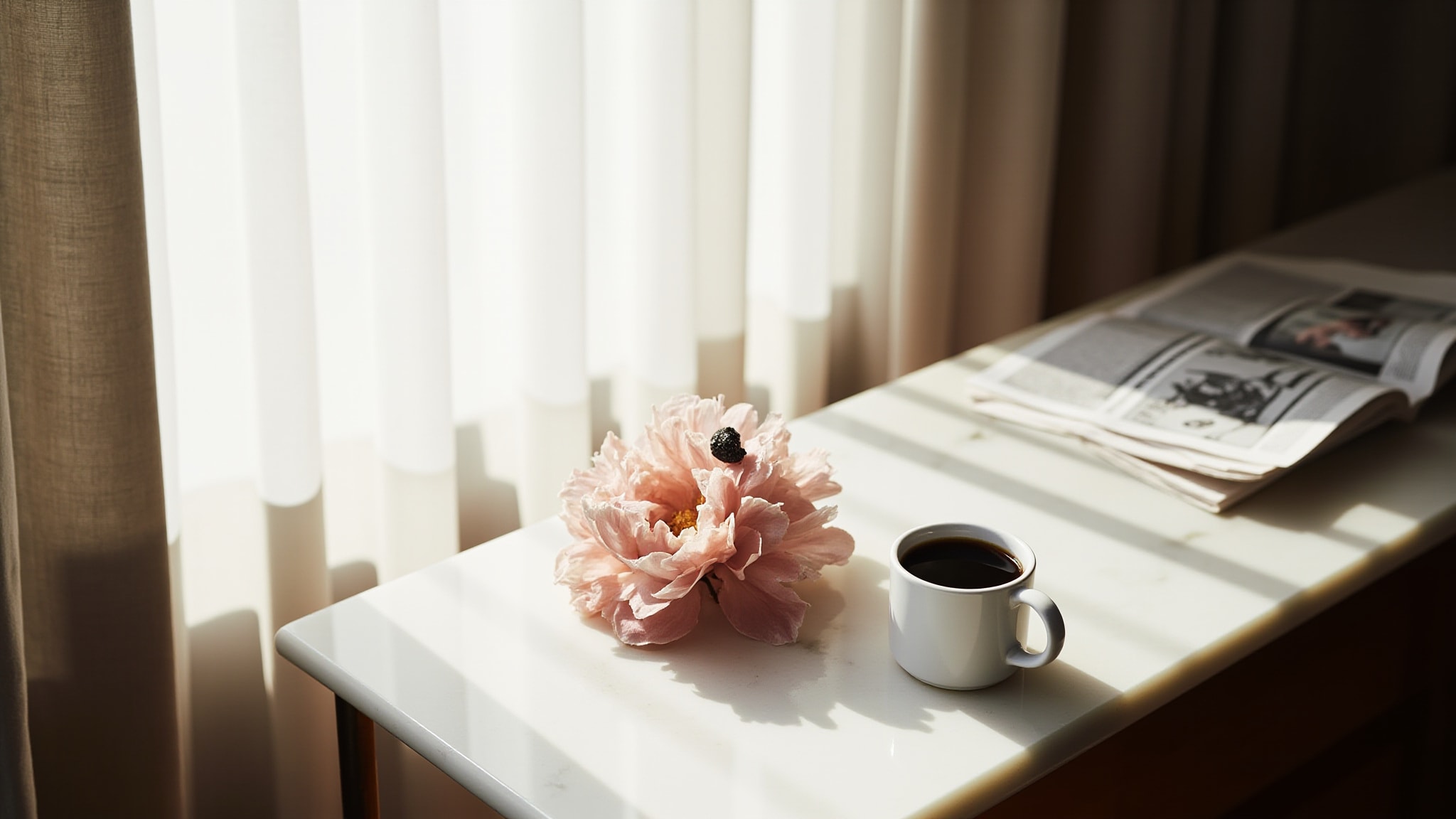Peony Spritz by Ted Baker. Atmospheric mood