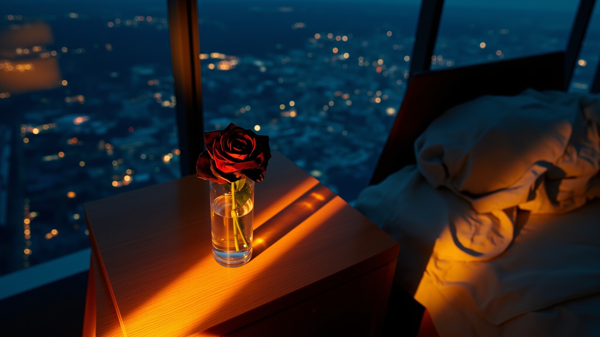 Rouge Nocturne by Terry de Gunzburg. Atmospheric mood