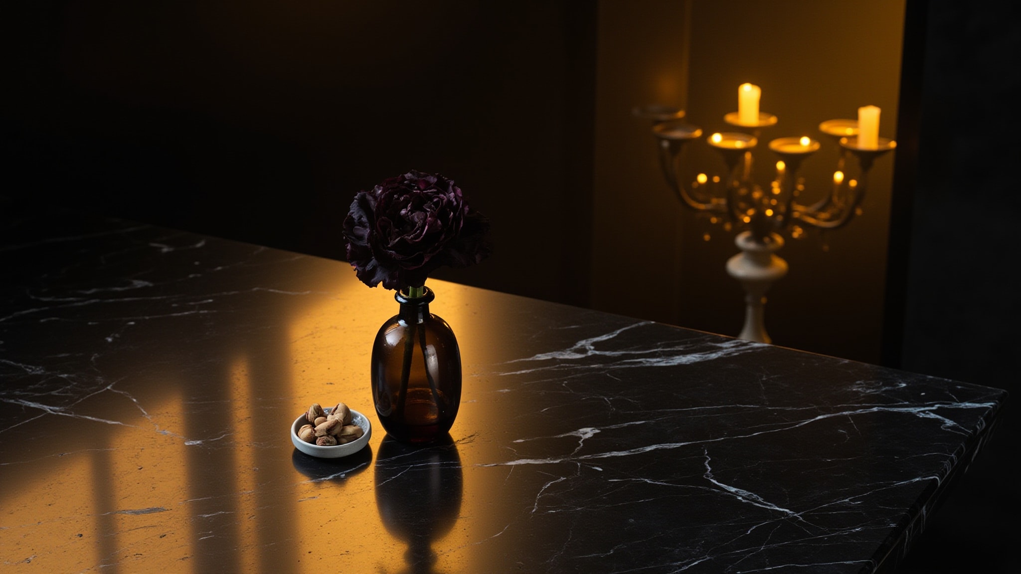 The Black Carnation by Thameen. Atmospheric mood