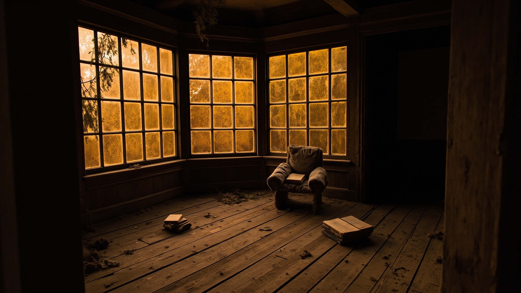 The Abandoned Mansion by Imaginary Authors. Atmospheric mood