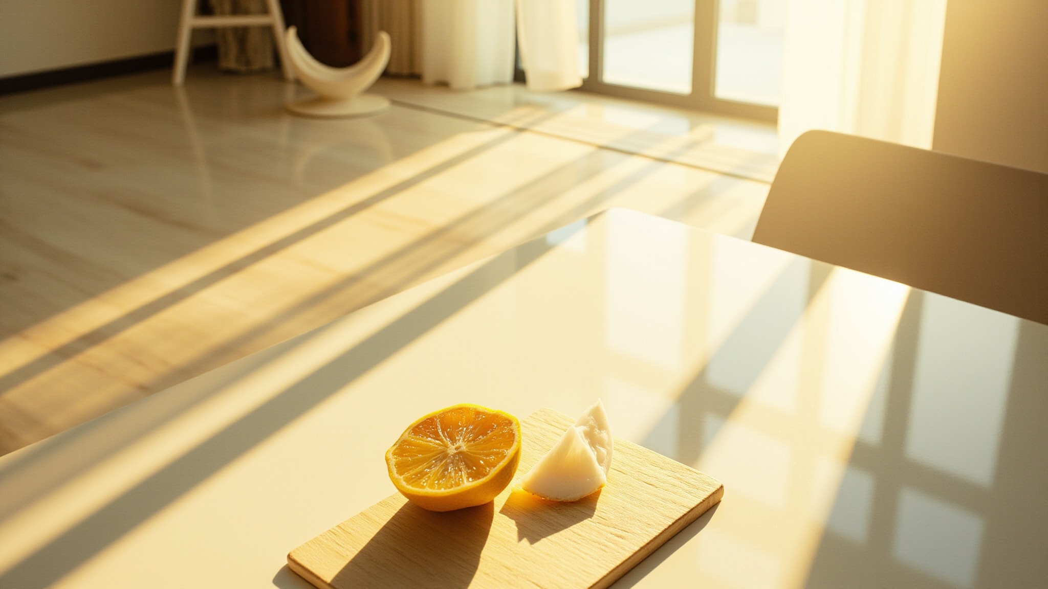 Coconut & Yuzu by The Body Shop. Atmospheric mood