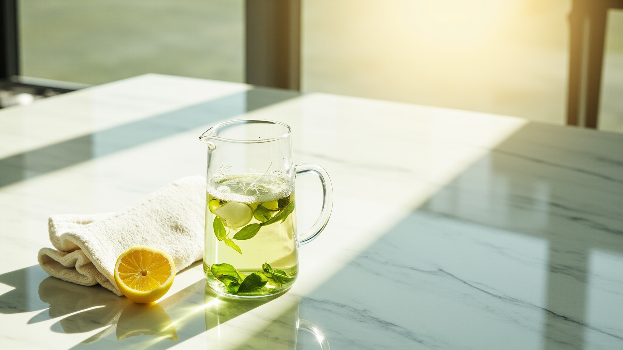 Green Tea & Lemon by The Body Shop. Atmospheric mood