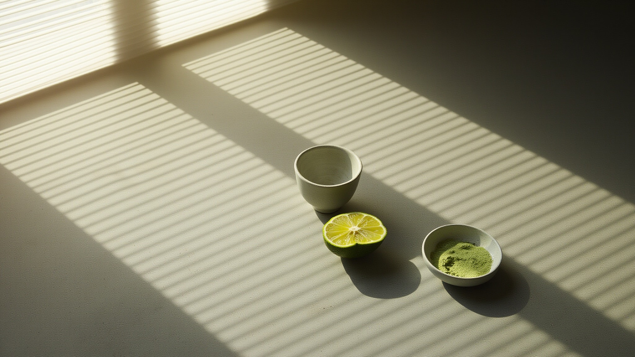 Lime & Matcha by The Body Shop. Atmospheric mood