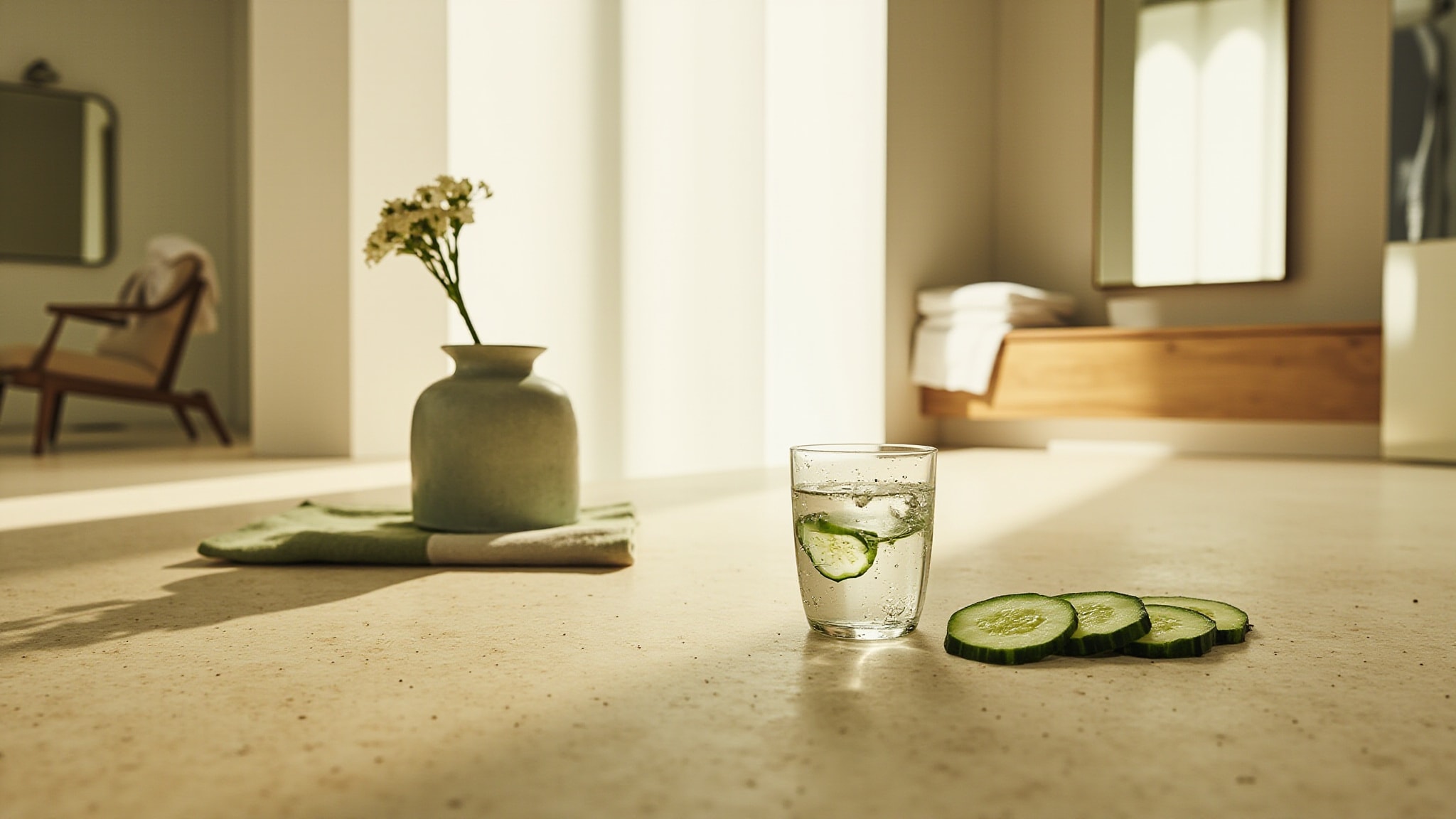 White Tea & Elderflower by The Body Shop. Atmospheric mood