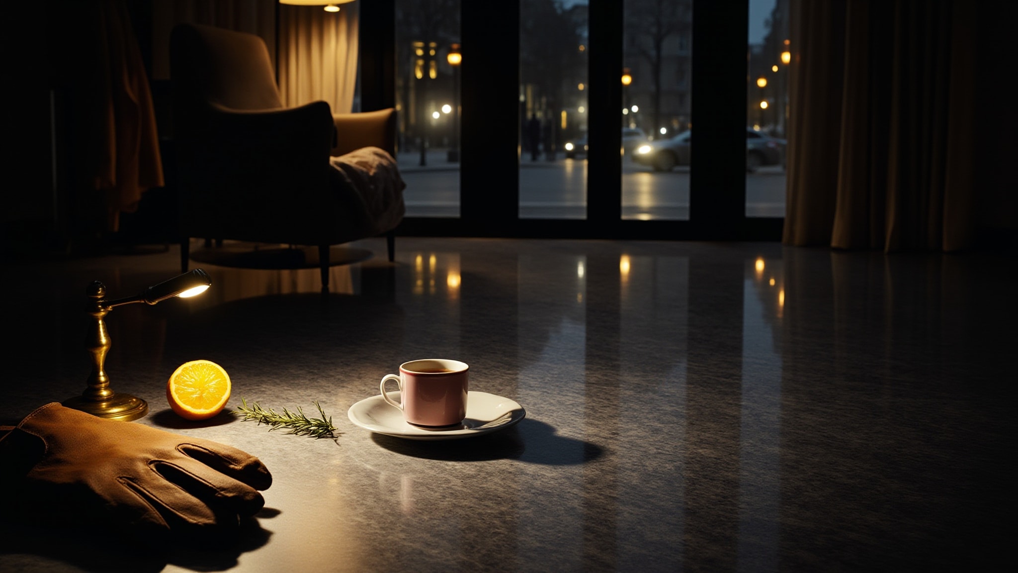 A Champs-Élysées Midnight by The Dua Brand. Atmospheric mood