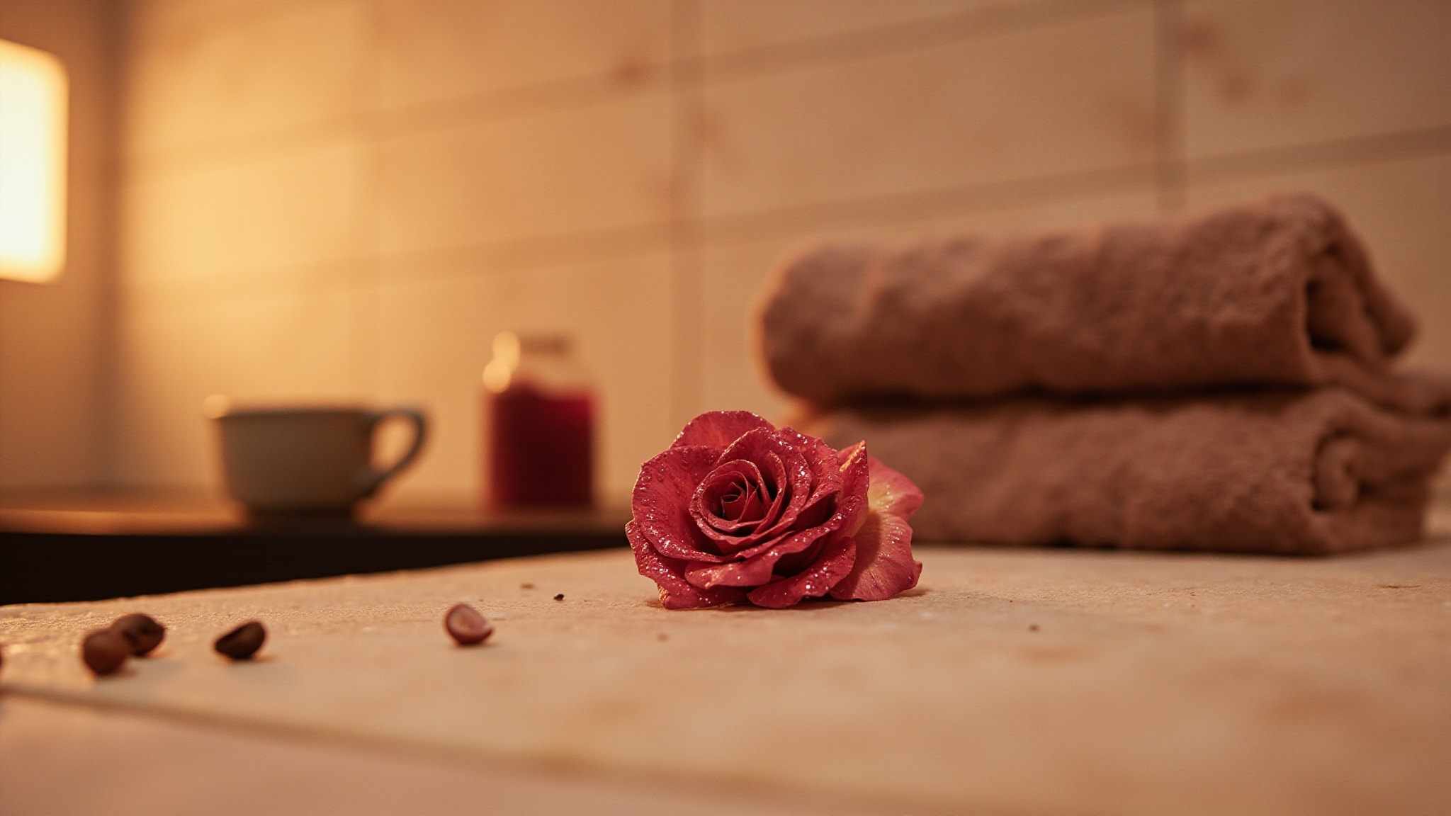 A Landless Rose Absolu by The Dua Brand. Atmospheric mood