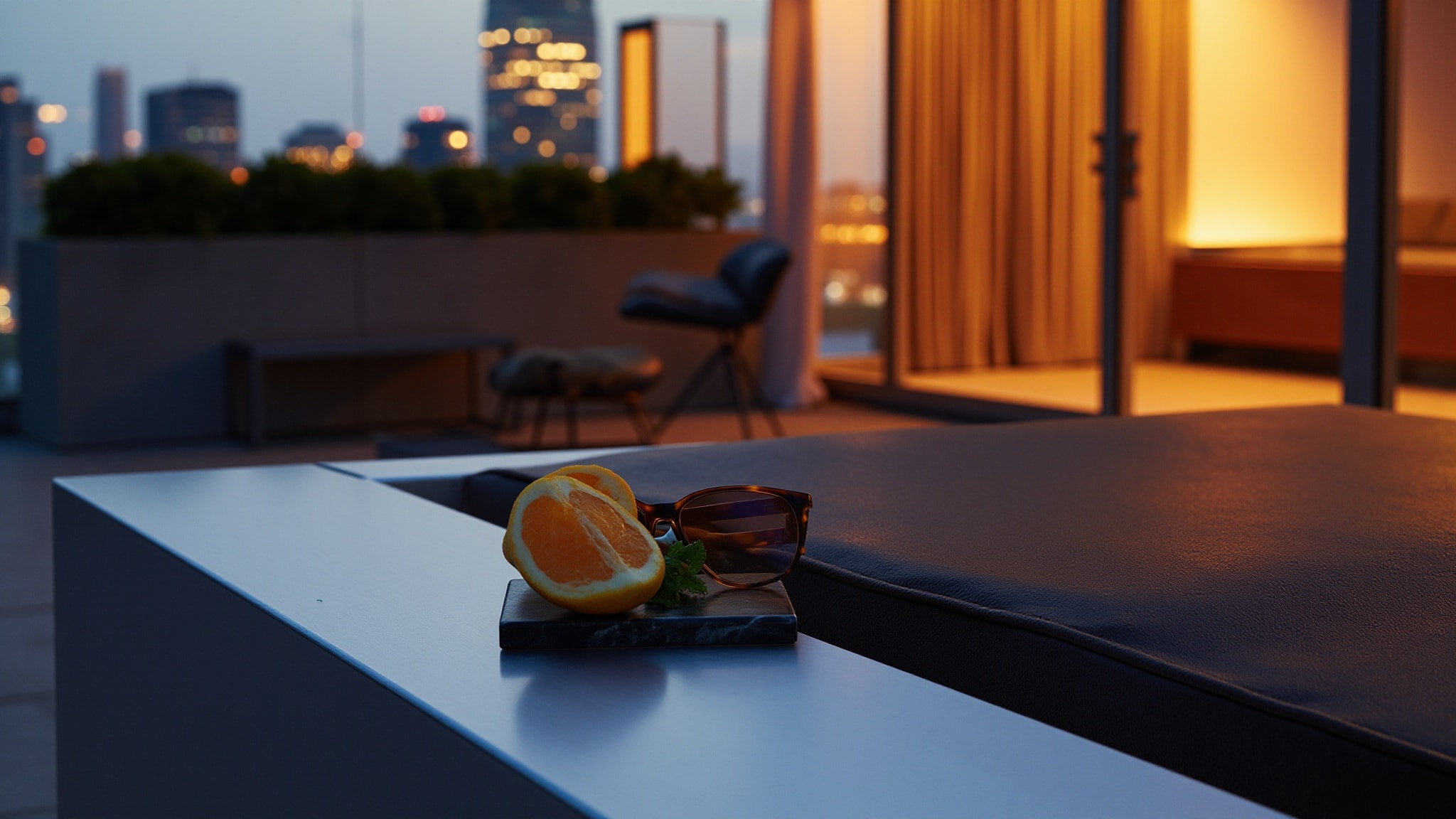 AI Summer Night by The Dua Brand. Atmospheric mood
