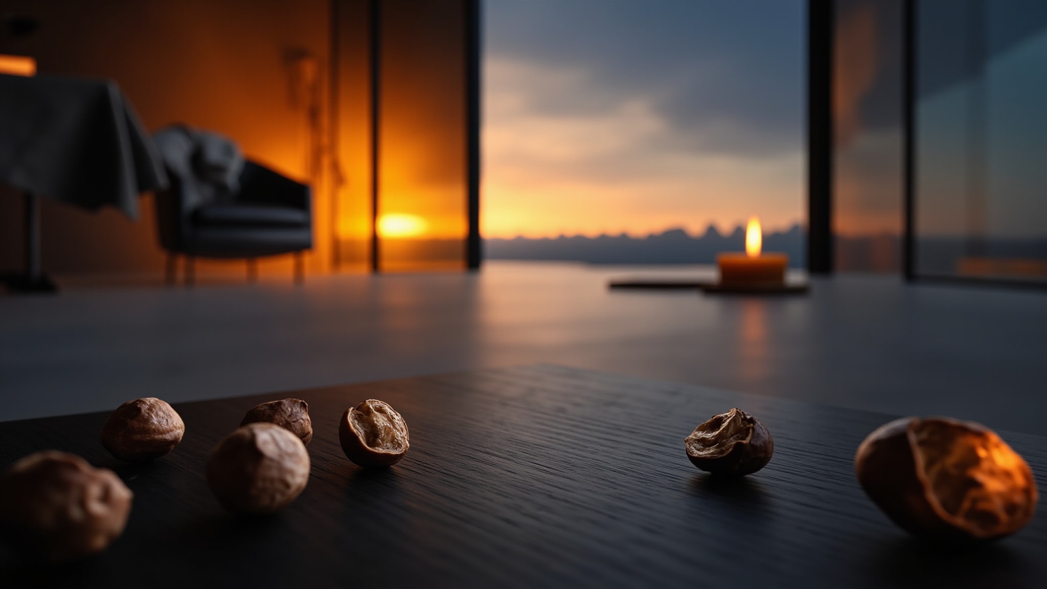 Amber Hazelnut Mist by The Dua Brand. Atmospheric mood