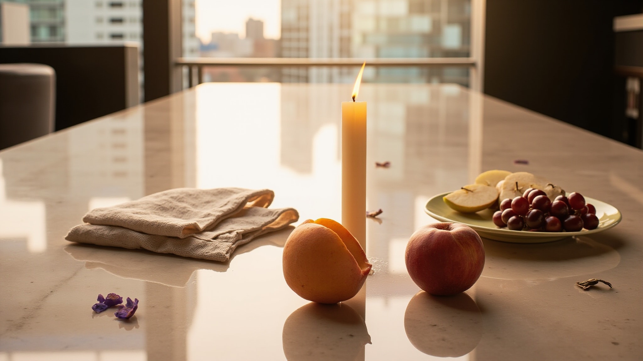 Candlelit Fruit Affair by The Dua Brand. Atmospheric mood