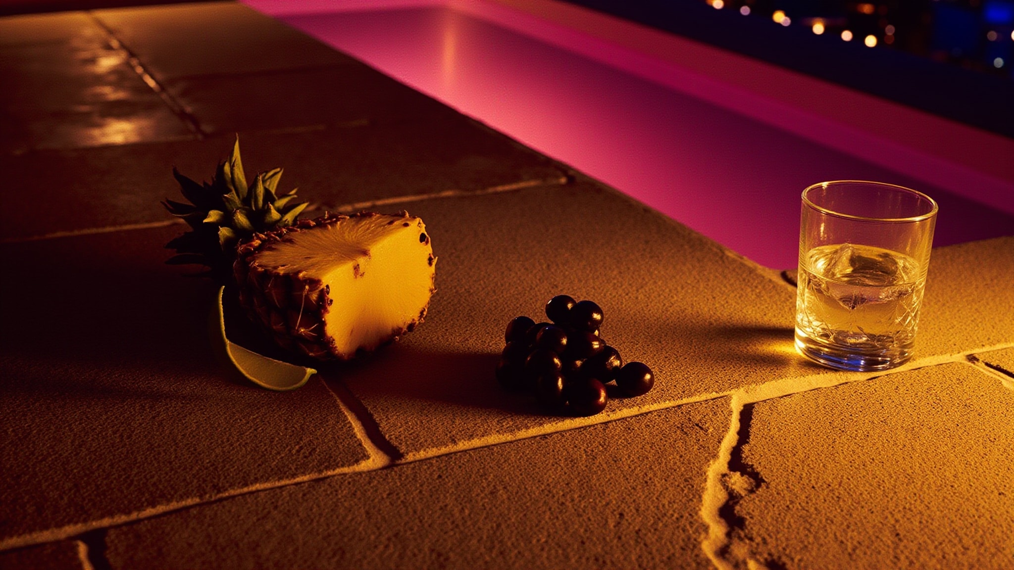 Cherry Poseidon in the Caribbean by The Dua Brand. Atmospheric mood