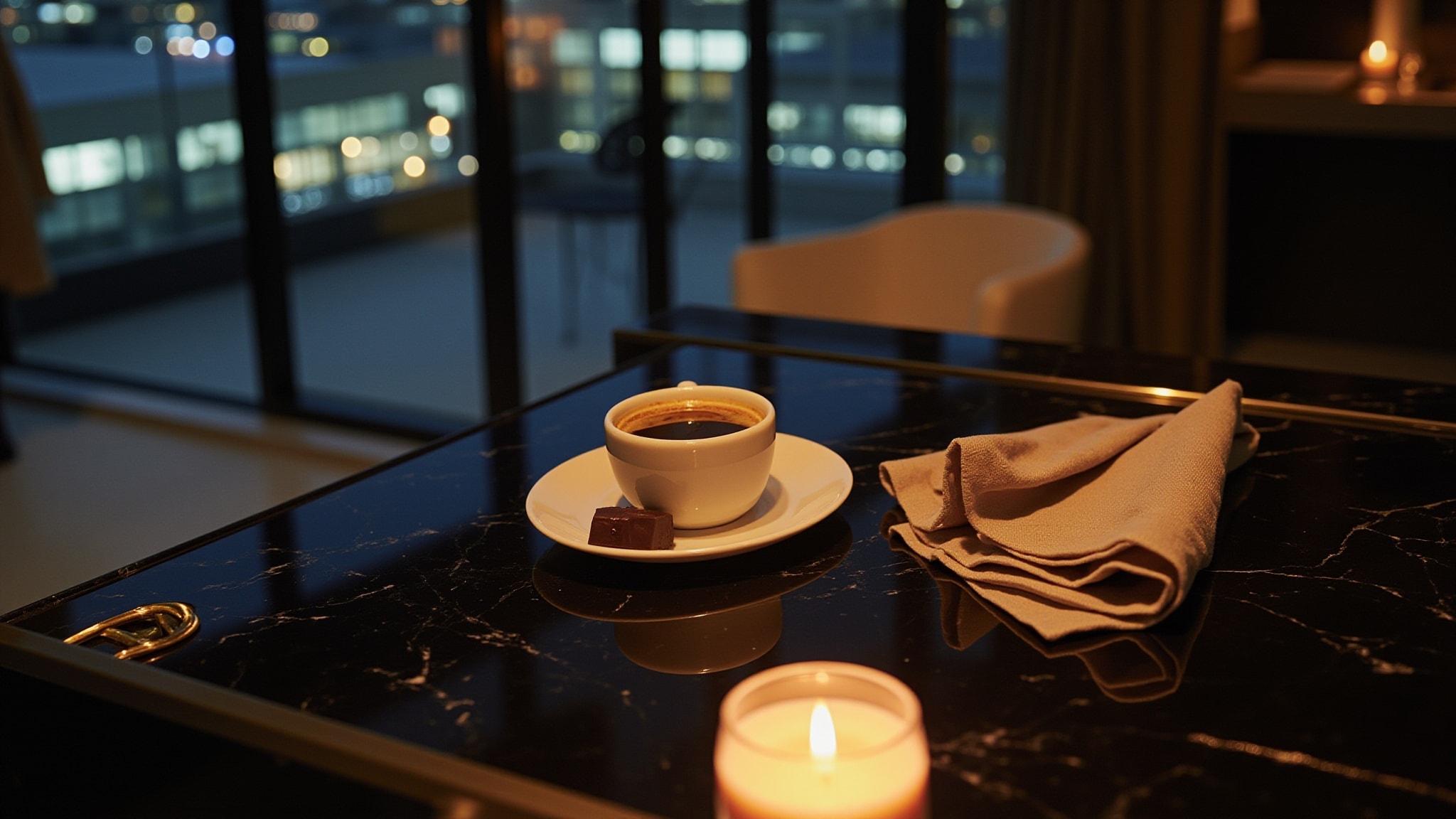 Choco Toffee Coffee by The Dua Brand. Atmospheric mood