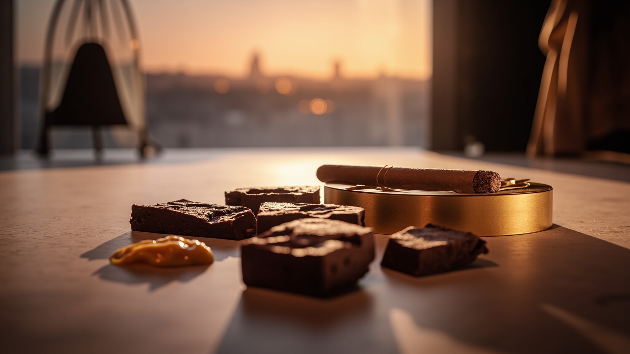 Chocolat, Leche, & Vanille Cigarillo by The Dua Brand. Atmospheric mood