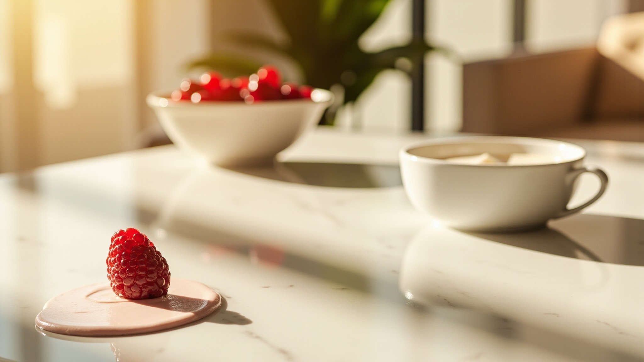 Creamy Raspberry Swirl by The Dua Brand. Atmospheric mood