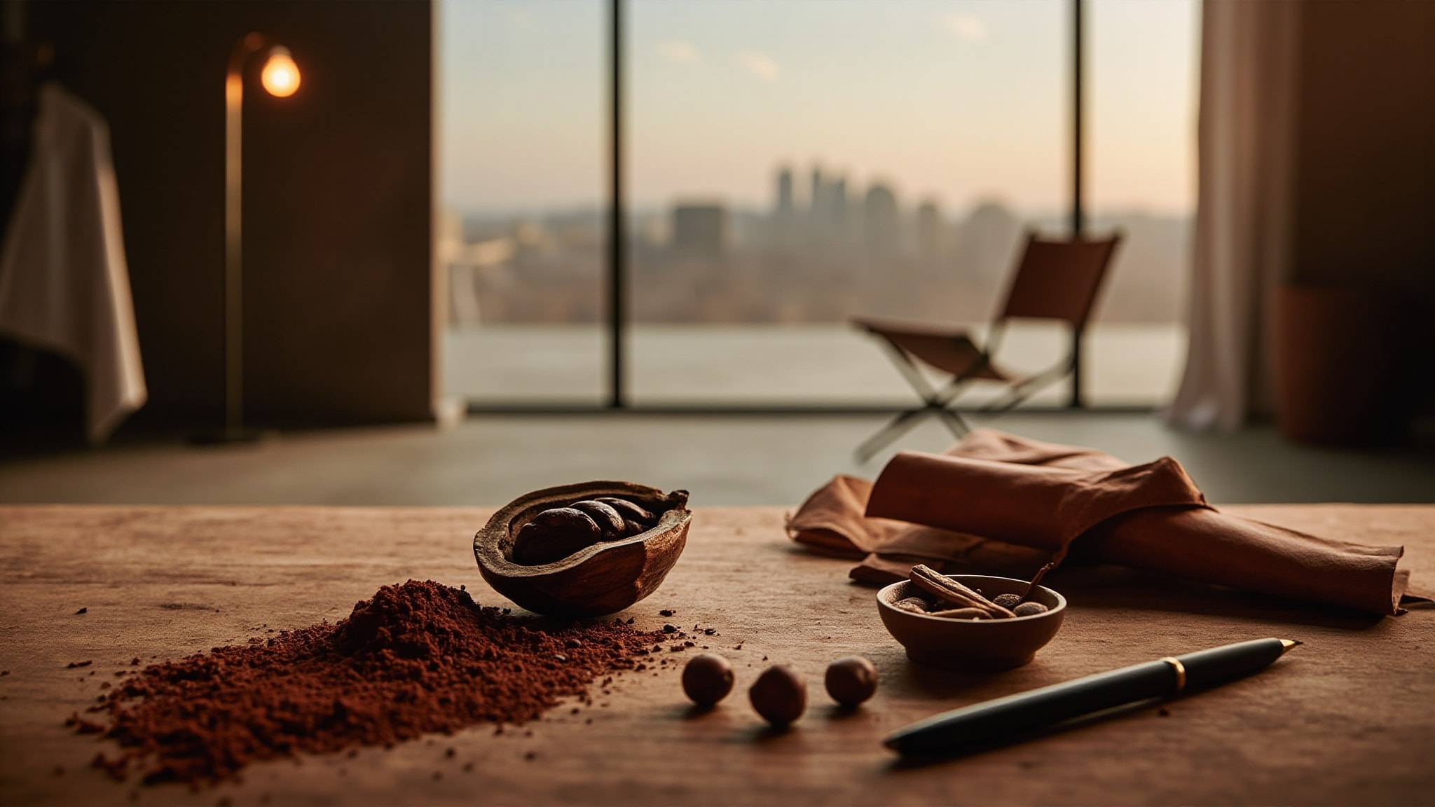 Dark Cocoa by The Dua Brand. Atmospheric mood