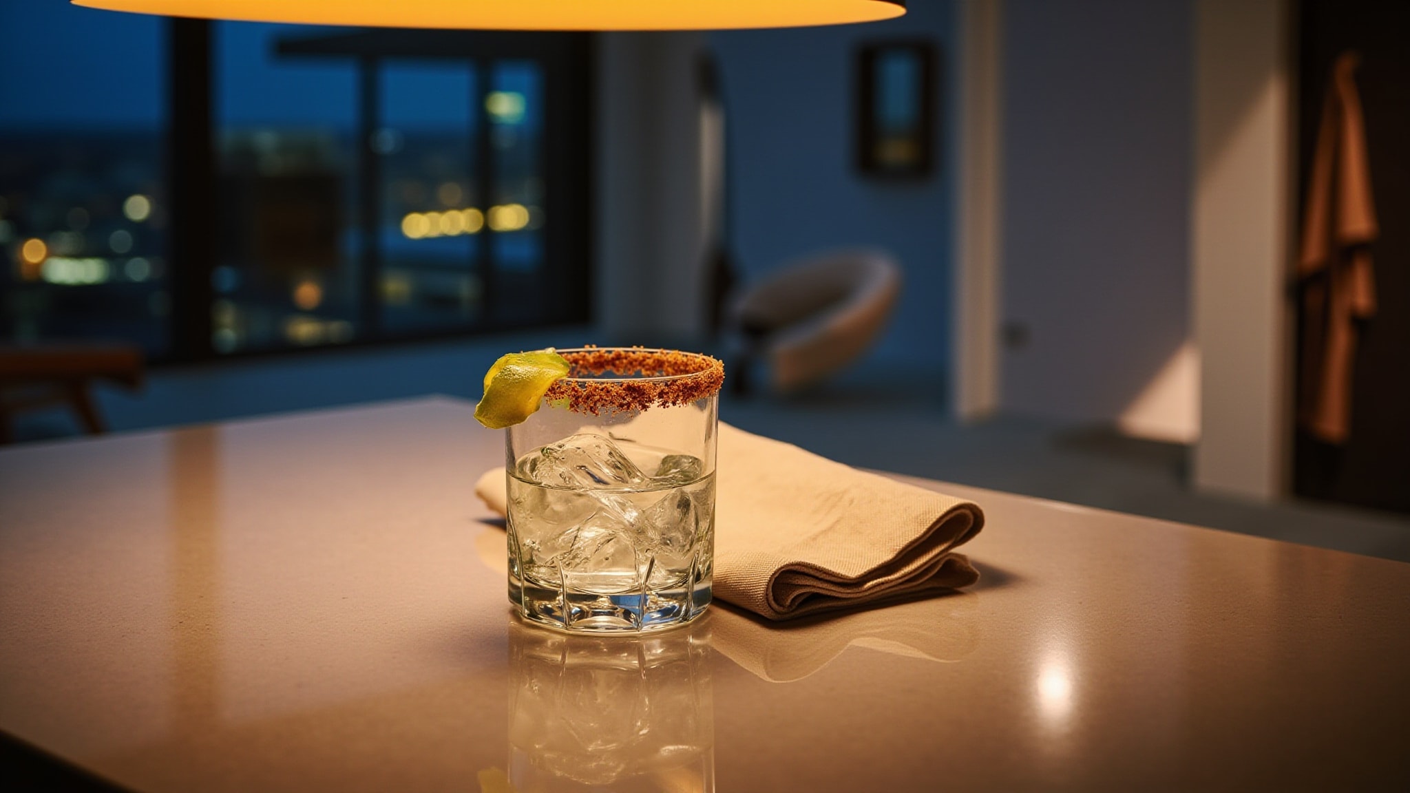 Dawa Cocktail by The Dua Brand. Atmospheric mood