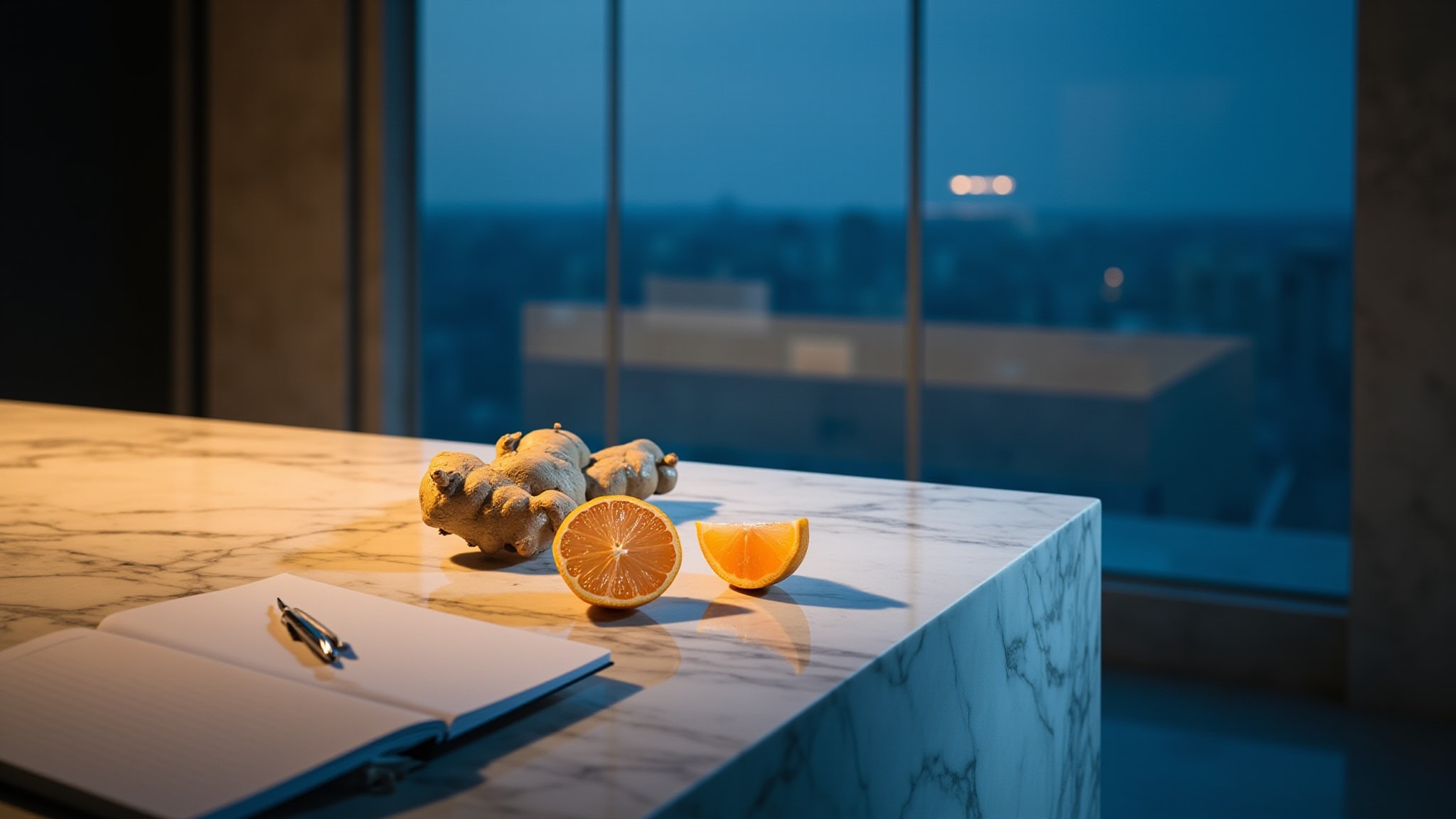 Elixir of Ginger by The Dua Brand. Atmospheric mood