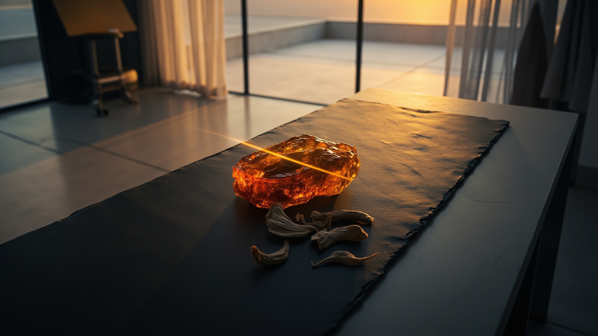 Fearless Amber by The Dua Brand. Atmospheric mood
