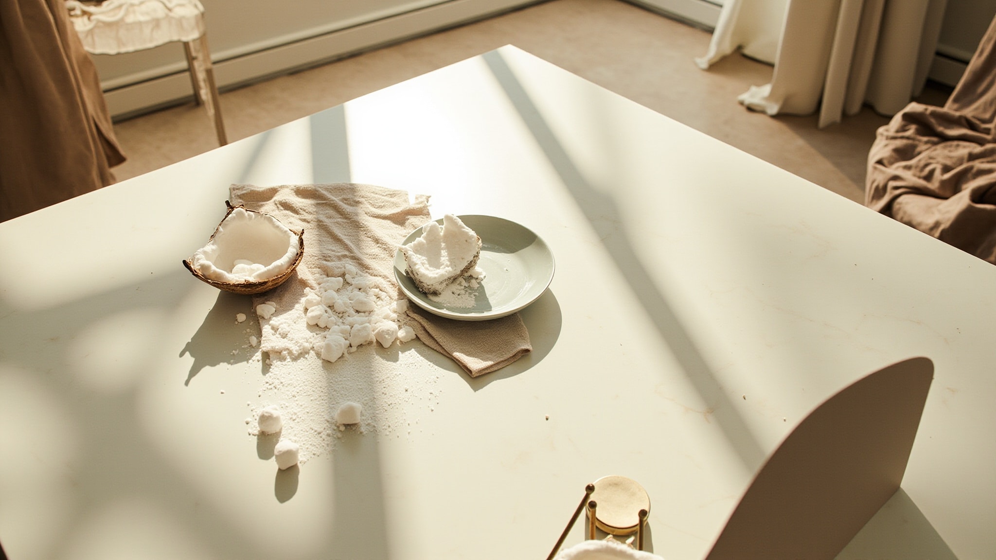 Fluffy Marshmallows by The Dua Brand. Atmospheric mood