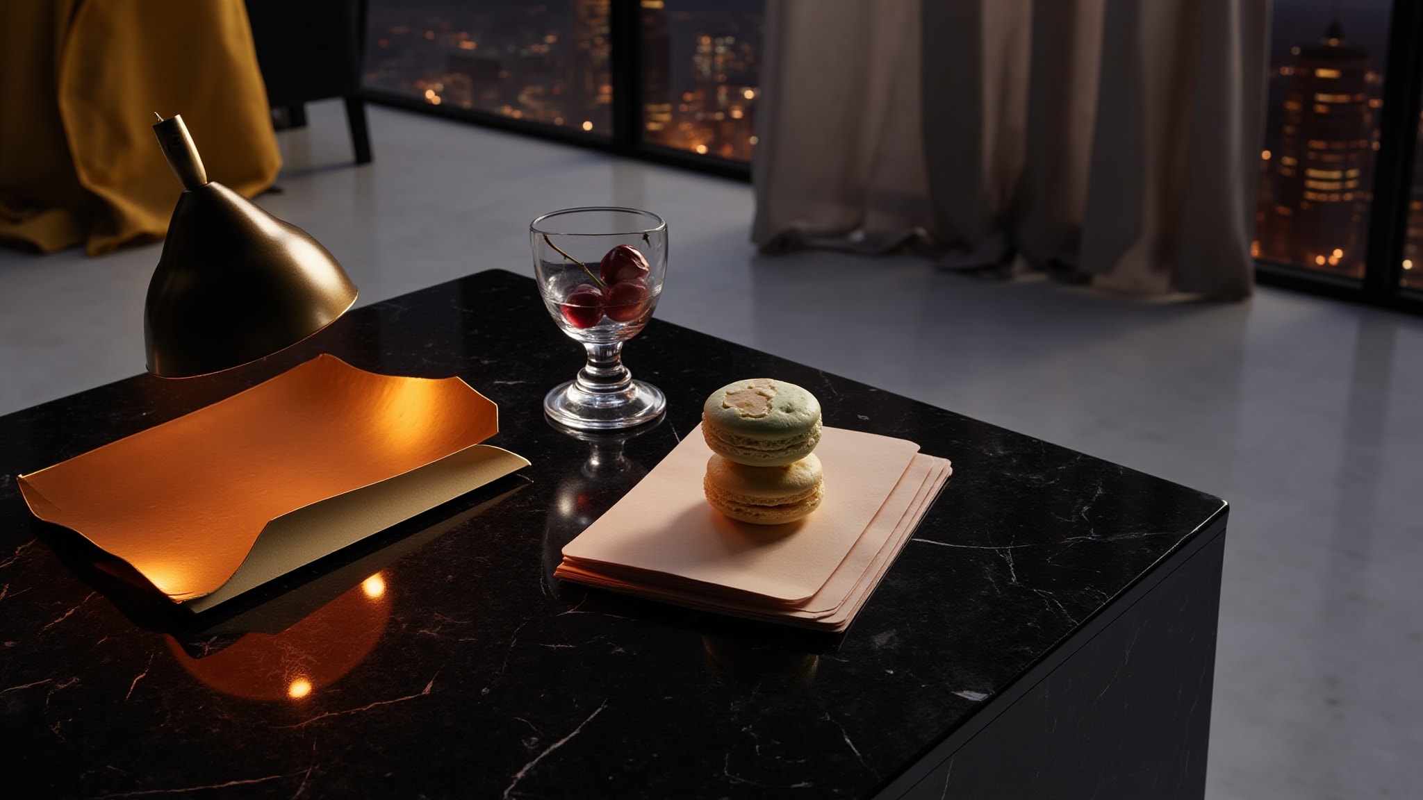 French Macaroons Nights At Casino Royale by The Dua Brand. Atmospheric mood