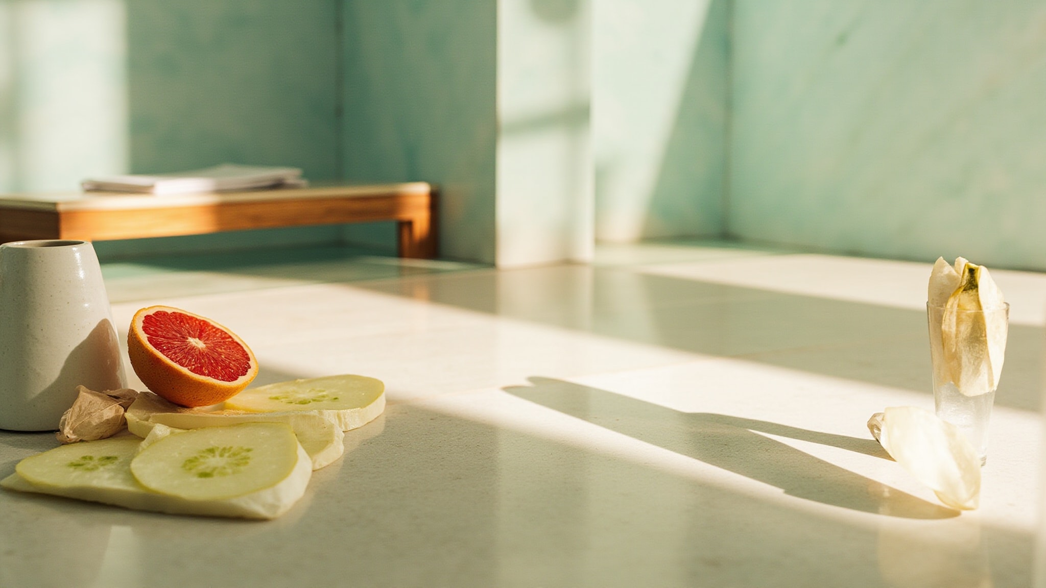 Fruity Cucumber by The Dua Brand. Atmospheric mood