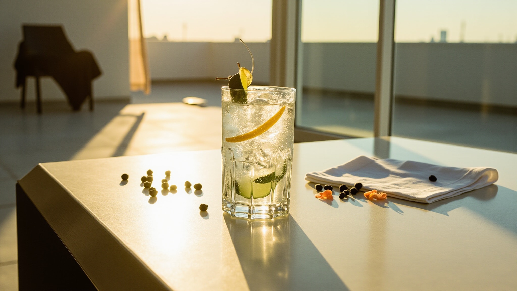 Gin & Tonic by The Dua Brand. Atmospheric mood