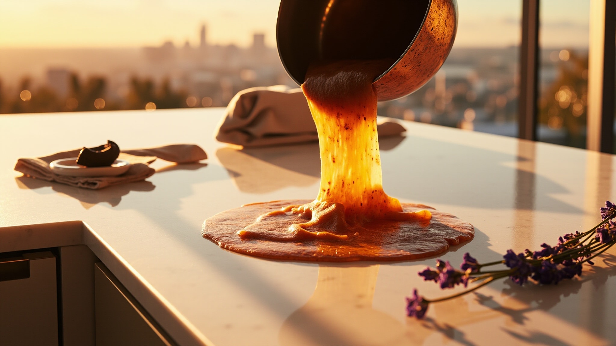 Gold Caramel's Delight Fluid by The Dua Brand. Atmospheric mood