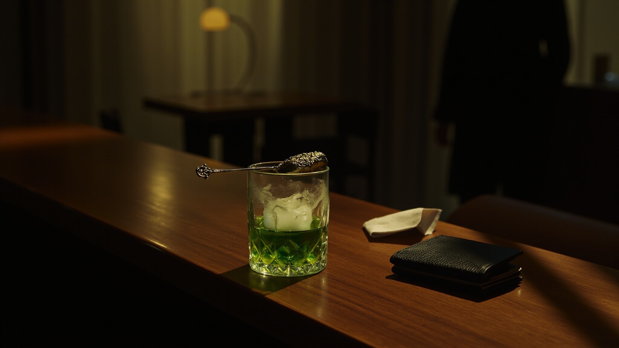 Green Absinthe by The Dua Brand. Atmospheric mood