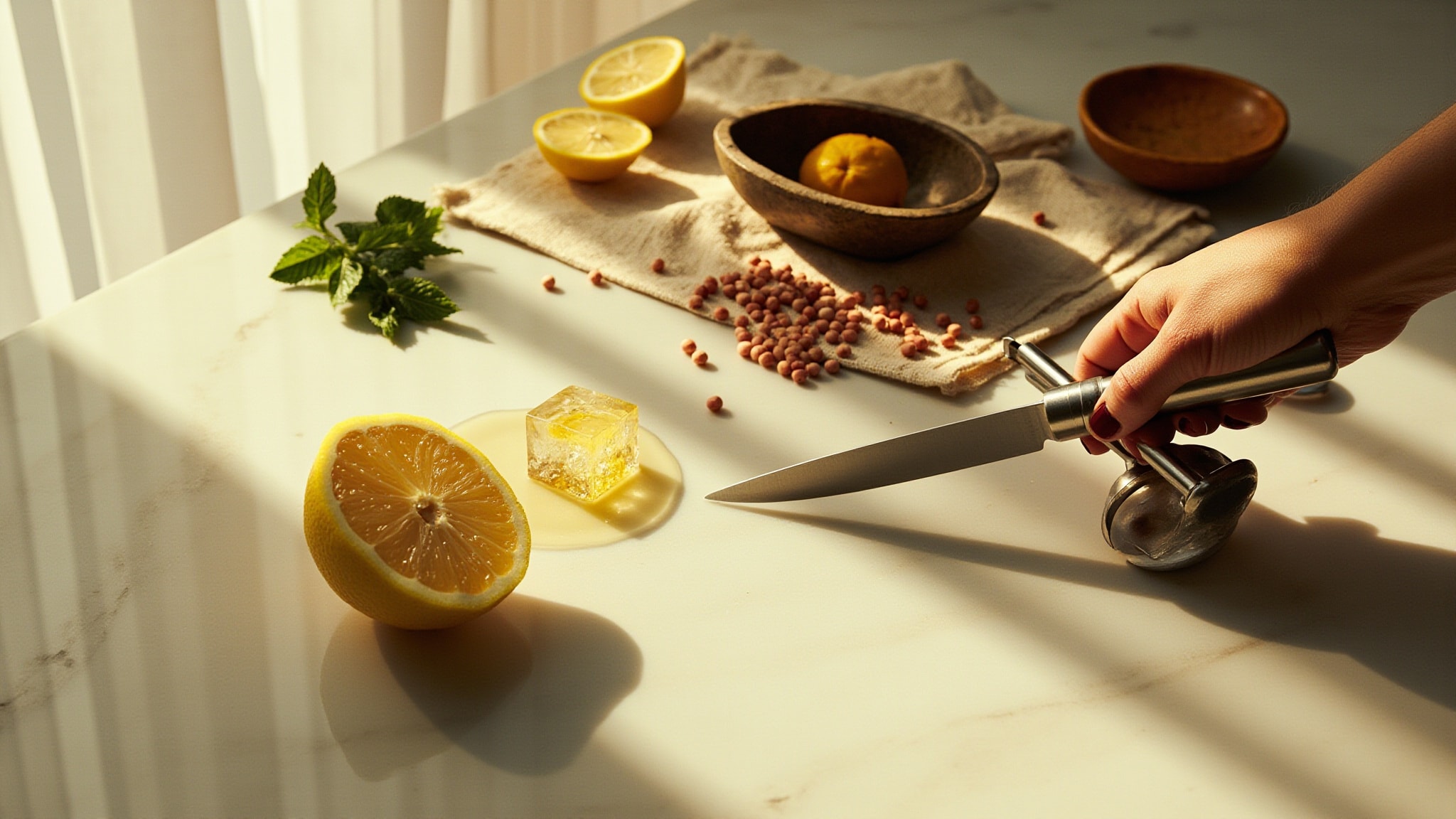 Imagined Sun-Kissed Lemonade by The Dua Brand. Atmospheric mood