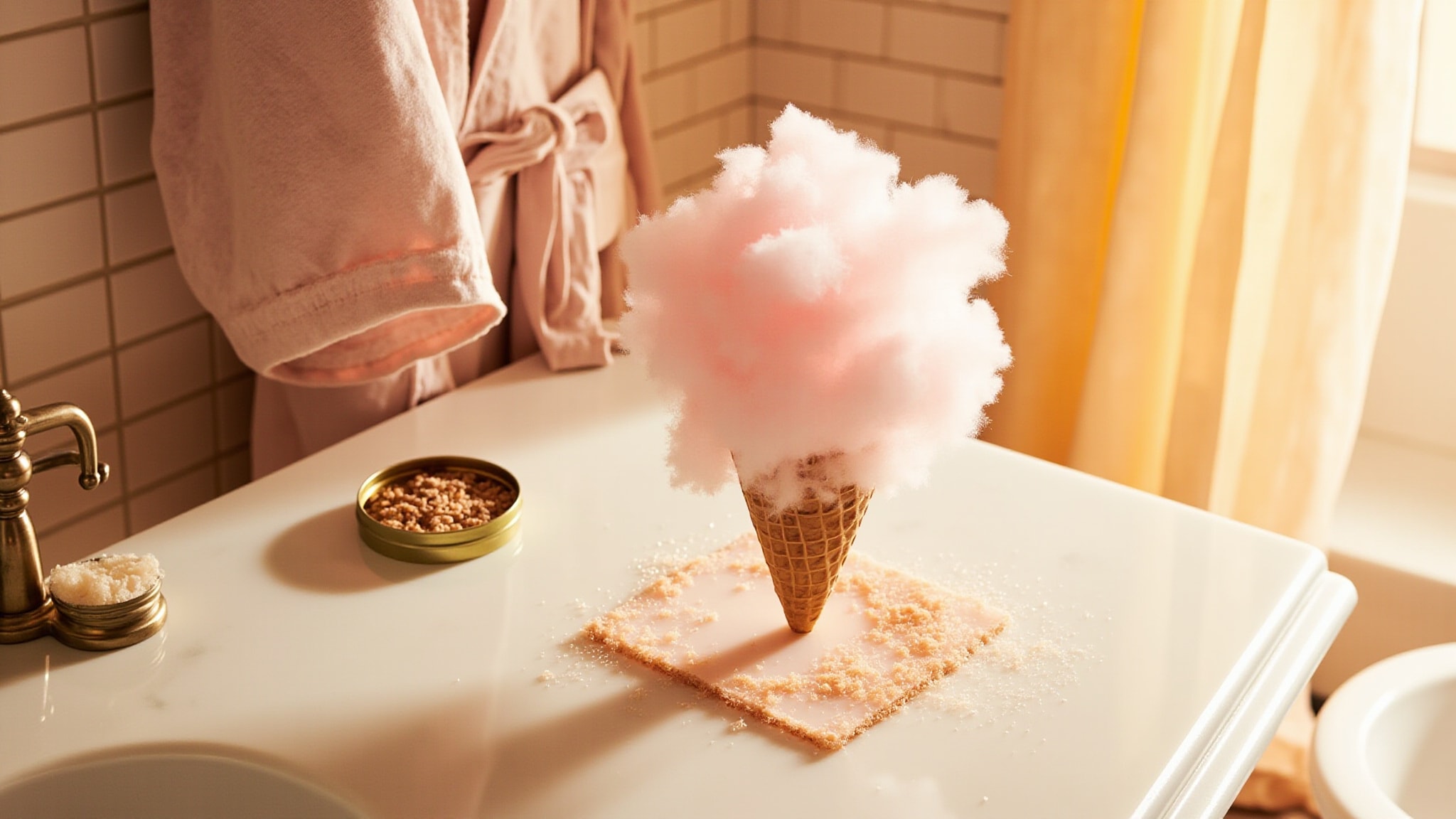 Maryam's Cloud 9 Spa Retreat by The Dua Brand. Atmospheric mood