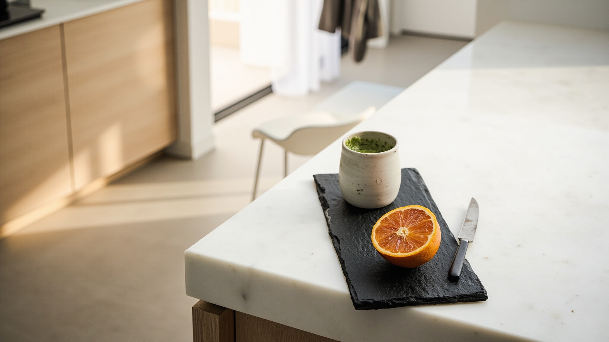 Matcha Ritual by The Dua Brand. Atmospheric mood