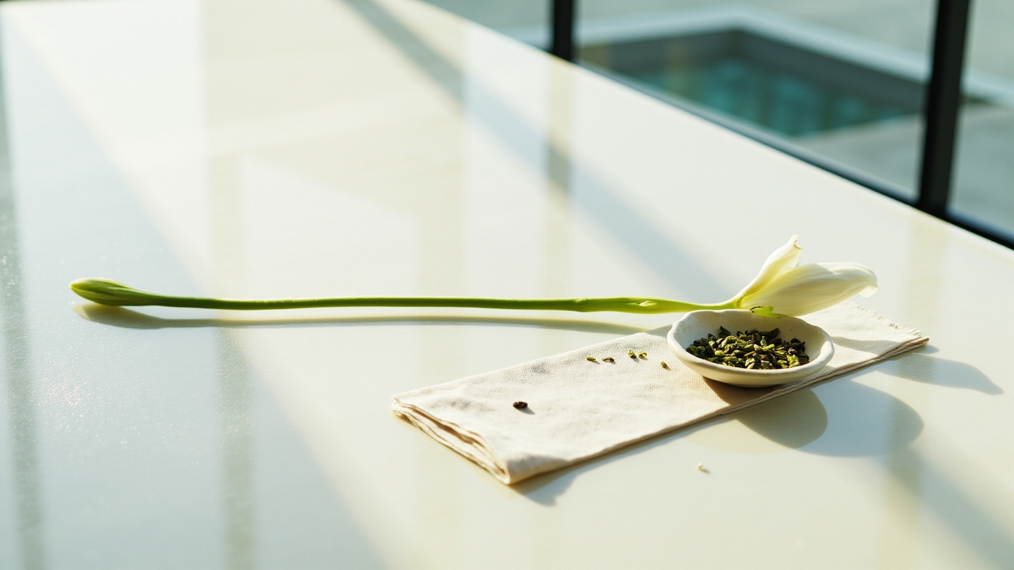 Misty Lily by The Dua Brand. Atmospheric mood