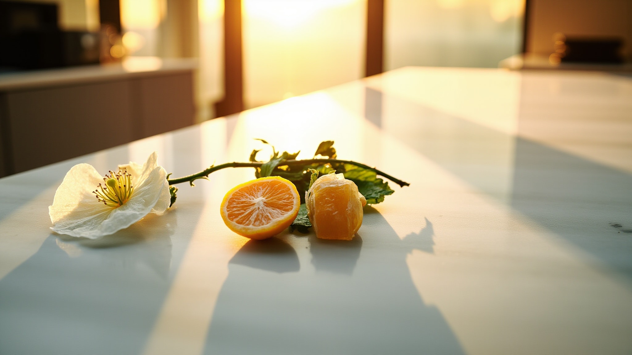 Neroli Garden by The Dua Brand. Atmospheric mood
