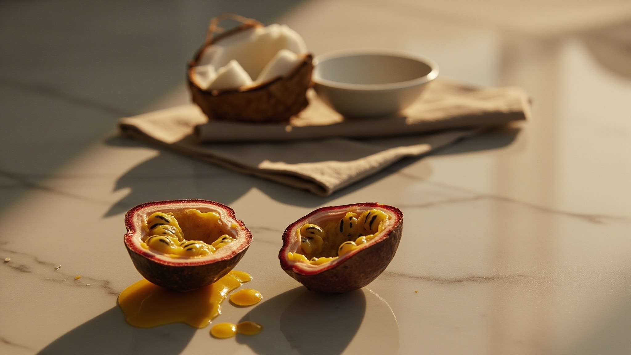 Passion Fruit Milk by The Dua Brand. Atmospheric mood