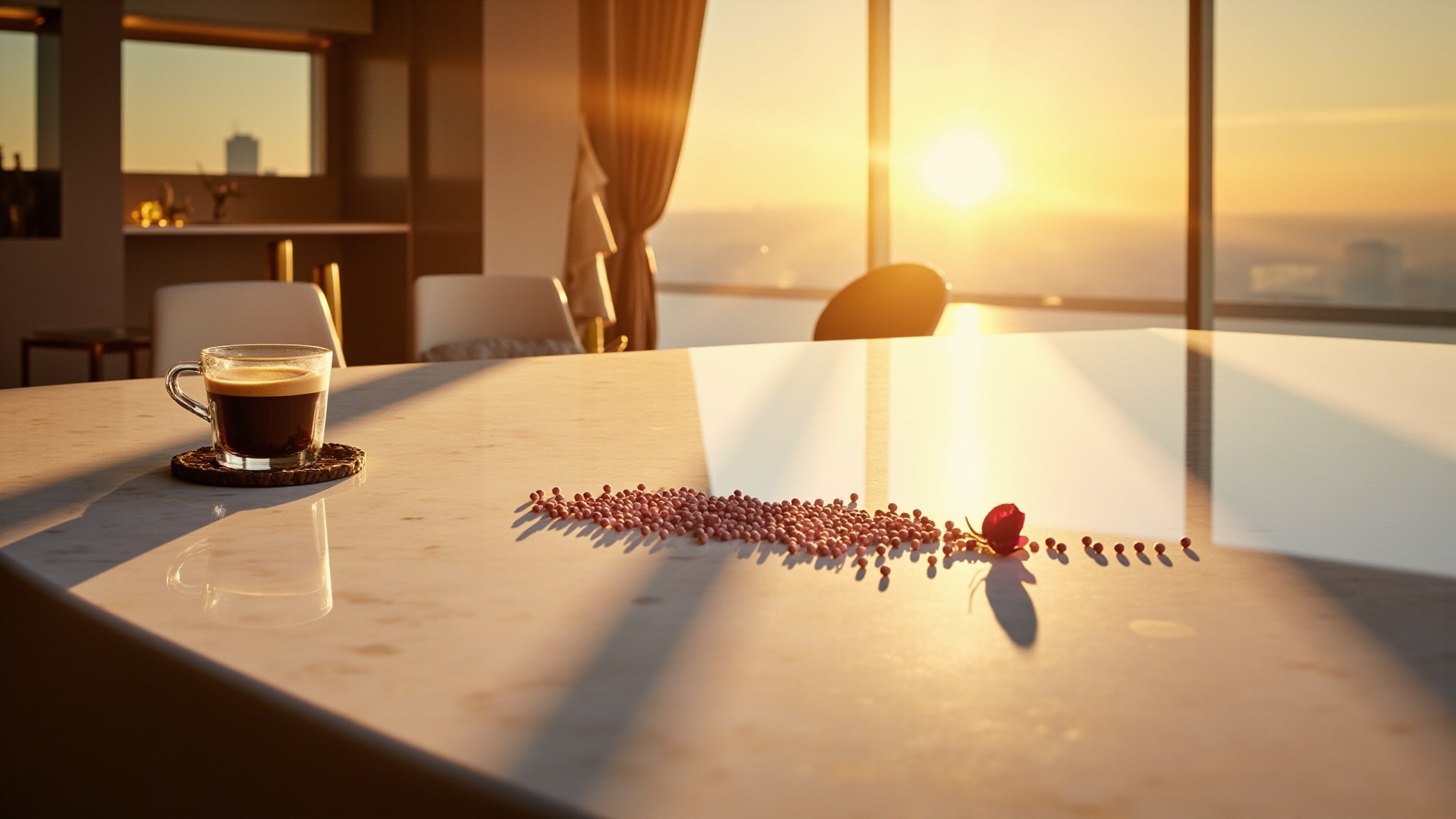 Pink Pepper Candied Crystals 25 by The Dua Brand. Atmospheric mood