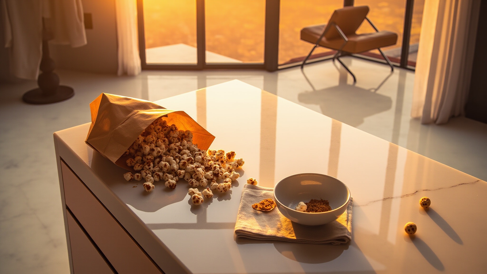 Popcorn Fluff by The Dua Brand. Atmospheric mood