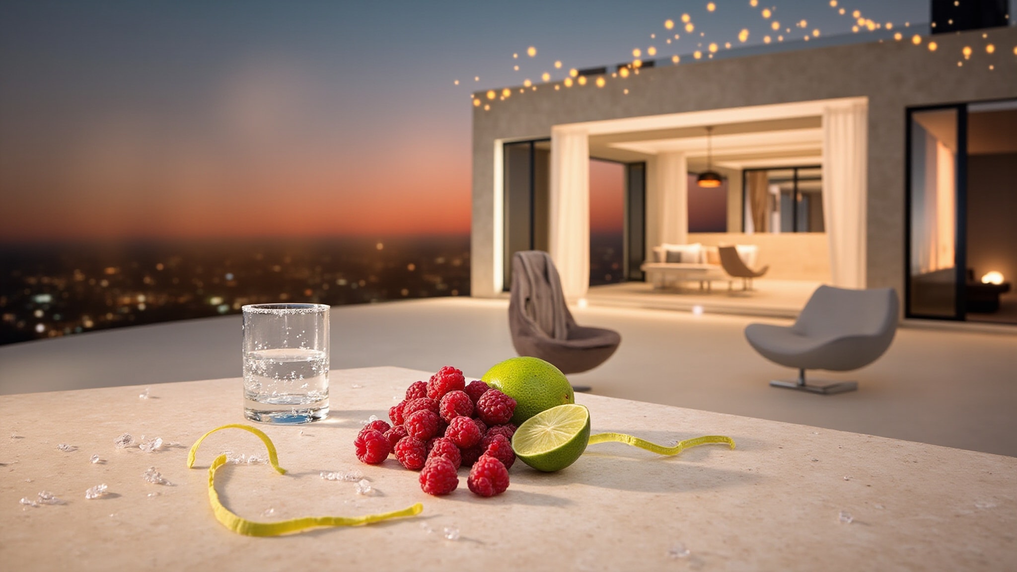 Raspberry Margarita by The Dua Brand. Atmospheric mood