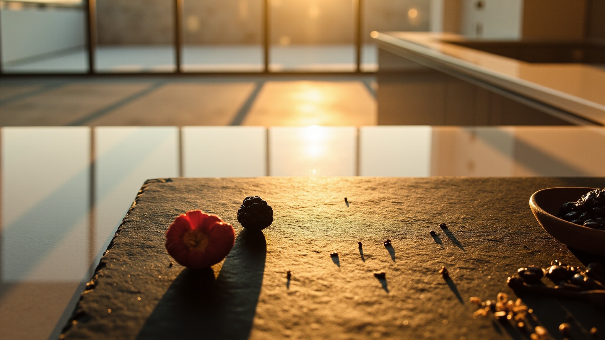 Red & Black Berries by The Dua Brand. Atmospheric mood