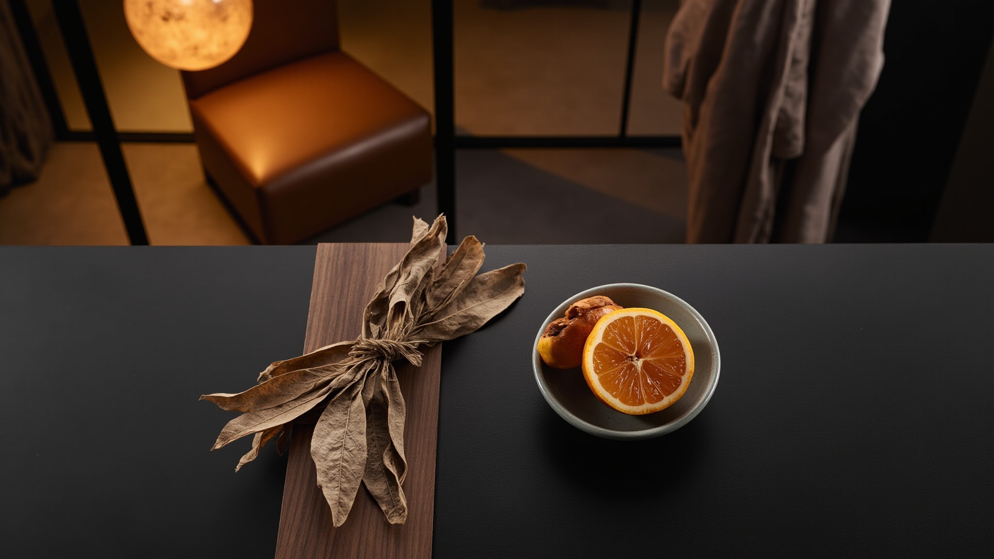 Royal Mandarino Tabacum by The Dua Brand. Atmospheric mood