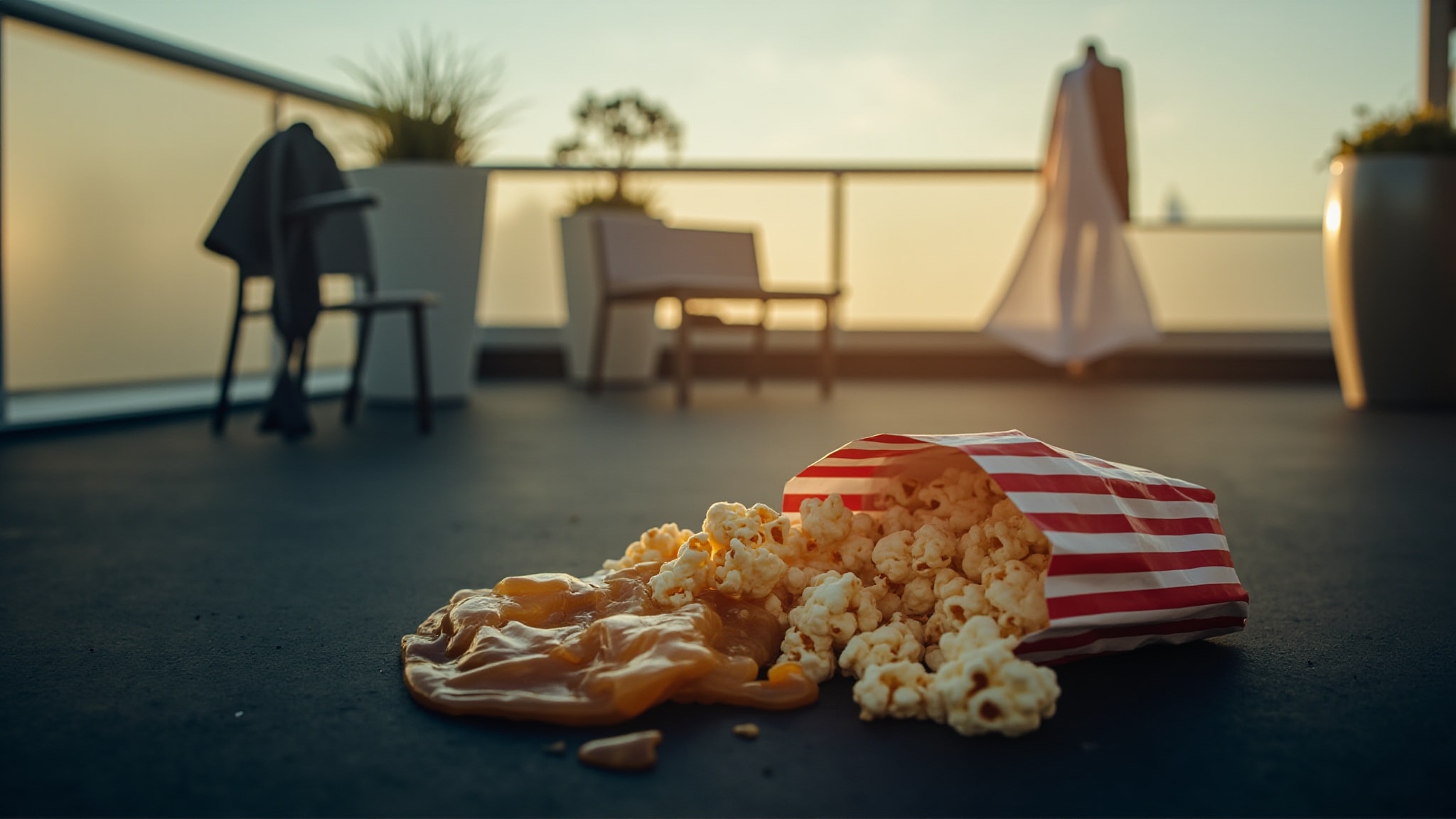 Salty Caramel Popcorn by The Dua Brand. Atmospheric mood