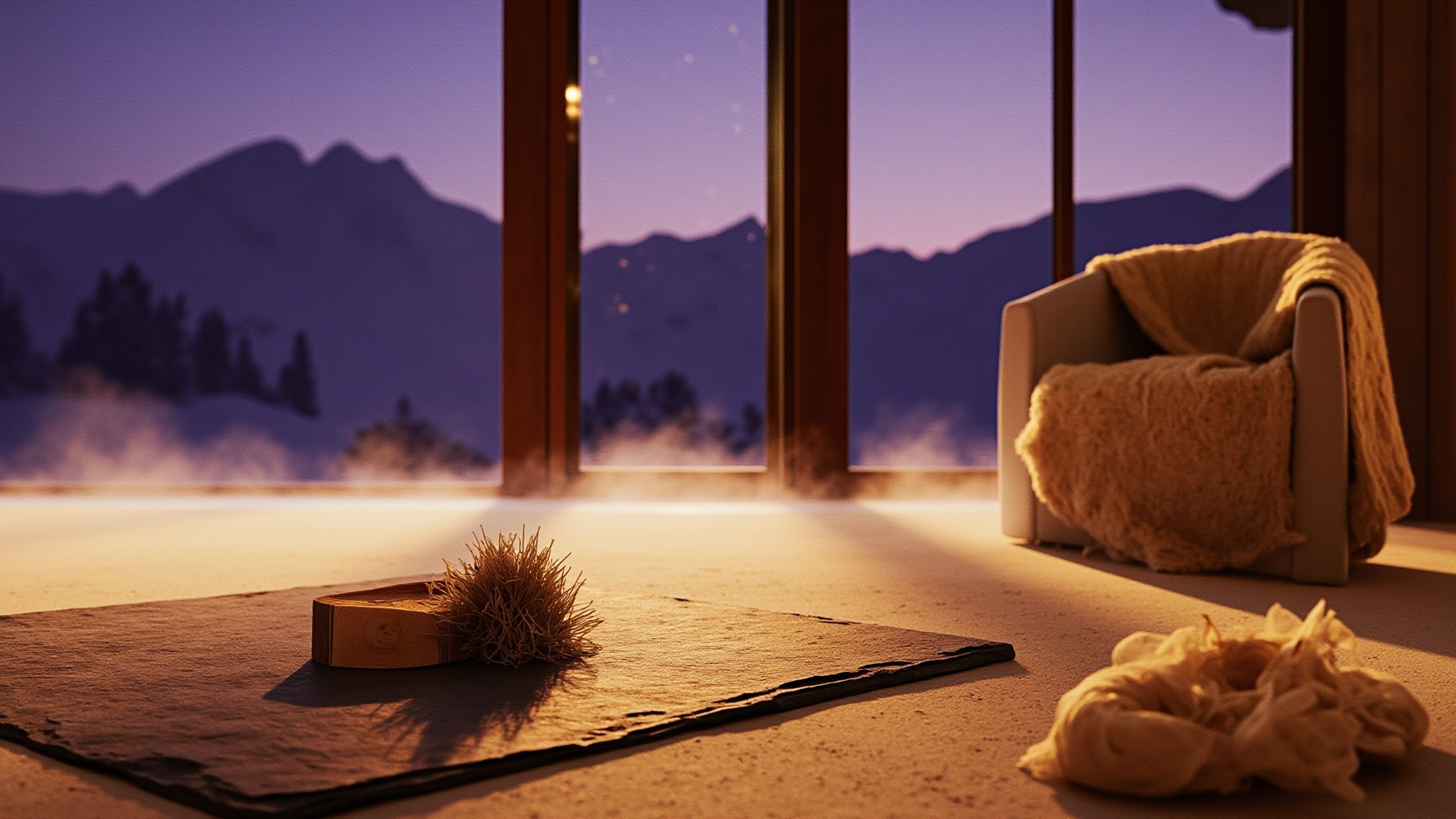 Snowy Peaks Of Vetiver by The Dua Brand. Atmospheric mood
