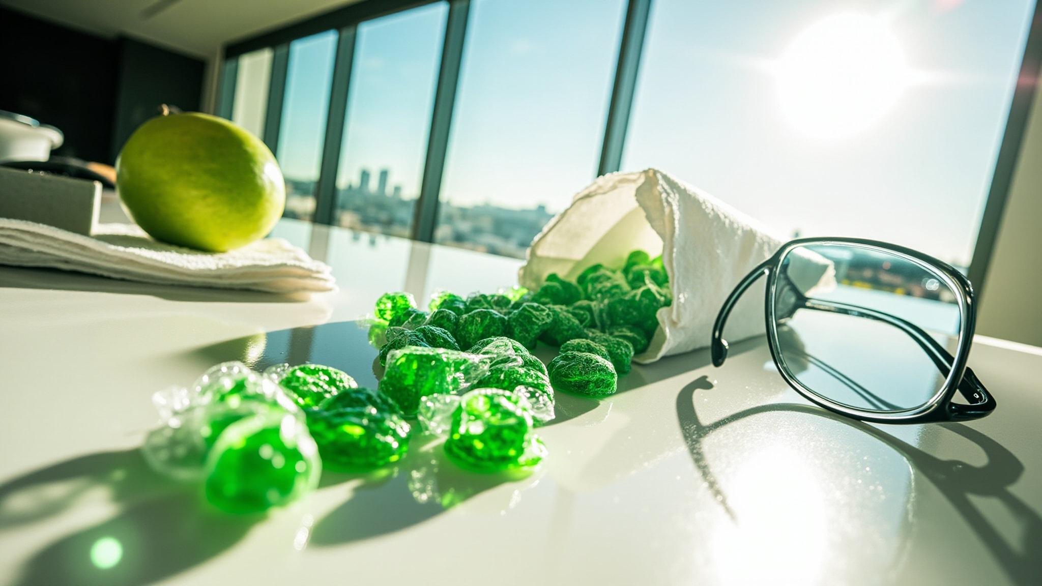 Sour Apple Candy by The Dua Brand. Atmospheric mood